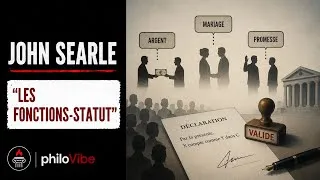 Miniature : JOHN SEARLE, "Les fonctions-statut".