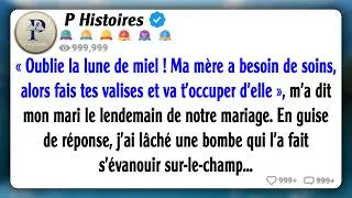 Miniature : « Quelle lune de miel ?! Va chez ma mère et sers-la ! » a exigé mon mari, mais...