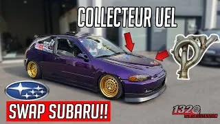 Miniature : Cette pièce transforme la civic en subaru!!! Collecteur UEL @1320video @Phiz67