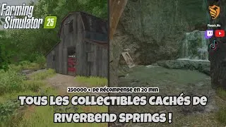 Miniature : Guide rapide : Trouvez les 25 objets collectibles à Riverbend Springs (250 000 € faciles en 20 min)
