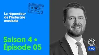 Miniature : S04E05 - Artistes indépendant·es et propriétés intellectuelles avec Vincent Bergeron, avocat.