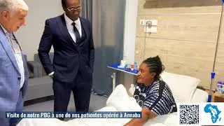 Miniature : Visite d’une de nos patientes par le PDG 