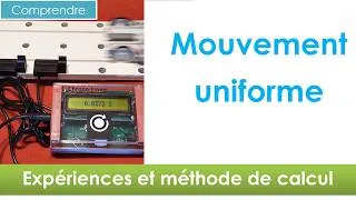 Miniature : Étudier un mouvement uniforme à l'aide d'expériences.🚀(niveau 6e et +)