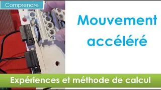 Miniature : Étudier un mouvement accéléré à l'aide d'expériences.🚀(niveau 6e et +)