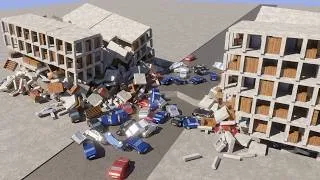 Miniature : simulation de tremblement de terre blender