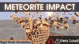 Miniature : Asteroid Impact ! Rigid body simulation