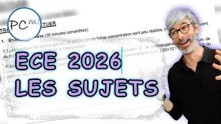 Miniature : ECE physique chimie 2026 : les sujets !
