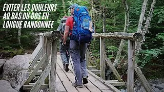 Miniature : Éviter les douleurs au bas du dos en longue randonnée| Physiorando
