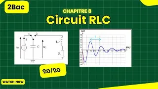 Miniature : Oscillations électriques dans un circuit RLC – Exercice corrigé تمرين محلول بالكامل