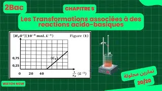 Miniature : Dosage acido-basique : exercices corrigé 2BacPC-2BacSM