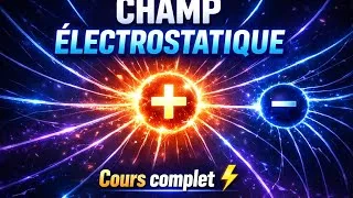Miniature : Cours sur le champ électrostatique 