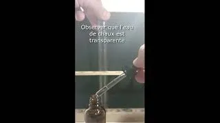 Miniature : Test eau de chaux