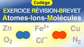 Miniature : Atomes ions et molécules | Révision Brevet | Chimie.