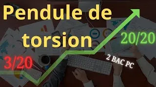 Miniature : Pendule de torsion 2 bac pc شرح