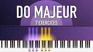 Miniature : Gamme de do majeur au piano : 7 exercices pour la travailler.
