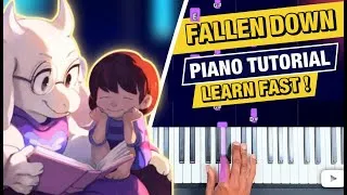 Miniature : Fallen Down - UNDERTALE - Full tutorial ( Easy piano tutorial )