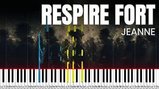 Miniature : Respire fort - JEANNE (PIANO TUTO) #pianotutorial