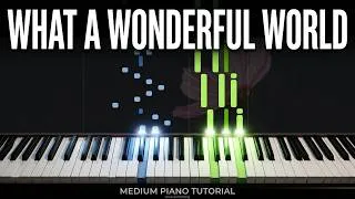 Miniature : Louis Armstrong - What a wonderful world - Medium piano tuto