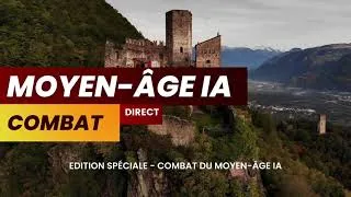 Miniature : Piboul : Combat de chevaliers - Moyen-Age IA