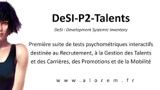 Miniature : Alorem - Présentation de la psychométrie DeSI-Talents Tests de personnalité Recrutement 2021-12-21