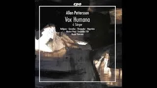 Miniature : Allan Pettersson Vox Humana IV « En man gar förbi »