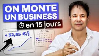 Miniature : On monte un Business en 15 JOURS qui rapporte déjà +30€/j en automatique !