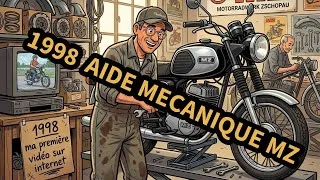 Miniature : Ma première vidéo internet date de 1998 mécanique moto MZ 250 TS