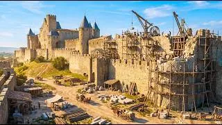 Miniature : Comment les bâtisseurs du Moyen Âge ont construit la forteresse de Carcassonne sans machines