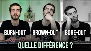 Miniature : Burn out, Bore out, Brown out : quelle différence ? - Le Journal du Burnout #20