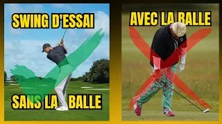 Miniature : Pourquoi mon swing d'essai n'est pas aussi bon avec la balle ?