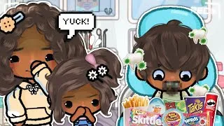 Miniature : 👩🏽‍⚕️ | RDV chez le dentiste avec les JUMEAUX! 🦷🍭 | Toca Boca Roleplay FR! ♡ - It's Niora! 🎀