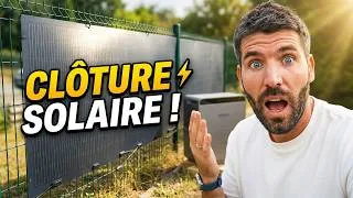 Miniature : J'ai transformé ma clôture en centrale solaire ! ⚡ (Jackery SolarVault 3 Pro Max)