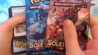Miniature : Ouverture de 2 boosters :1 évolution et 1 Offensive vapeur
