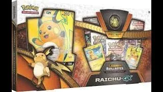 Miniature : Ouverture d'un coffret Raichu GX Légendes Brillantes