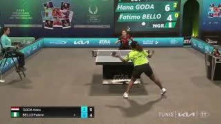 Miniature : Hana Goda vs Fatimo Bello 4 0  Semi  Finals