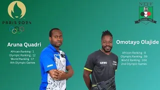 Miniature : Aruna and Omotayo Olympic Paris 2004  Team Nigeria Table Tennis Preparation  Saarbrucken Germany