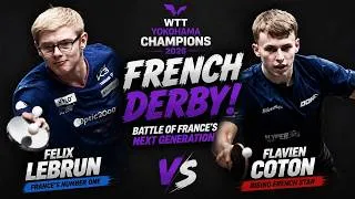 Miniature : 2026 WTT Yokohama Champions | French Derby! Felix Lebrun vs Flavien Coton｜A Clash of Future Stars