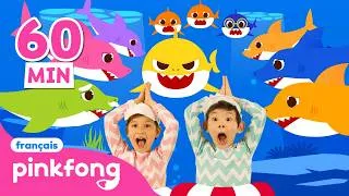 Miniature : 🕺Chansons Baby Shark Incontournables | +Comptine 60min | Pinkfong Bébé Requin ! Chansons pour bébés