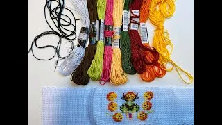Miniature : Embroidery | Cross Stitch | Basic Hand Embroidery Design for Beginners | Dragon Ball Part 2 #DIY