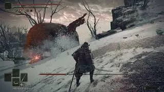 Miniature : Elden Ring - Fire Giant - Boss Fight HD (First playthrough, samurai rushed run)