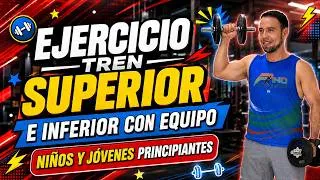 Miniature : Ejercicio con equipo Niños y Jóvenes - Nivel Principiantes - 25 MIN