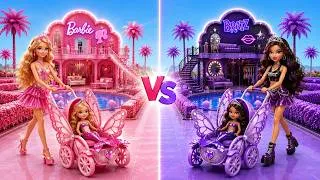 Miniature : Doll Room Makeover | Pink vs Purple 🏠✨ Astuces de bricolage géniales par PiPi Pop FR