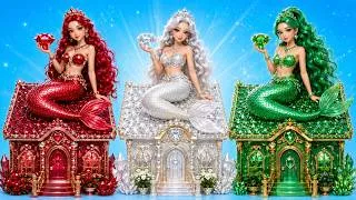 Miniature : Doll Room Makeover|Ruby vs Diamond vs Emerald Maison de pierres précieuses Challenge par PiPi Pop FR