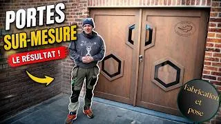Miniature : Fabrication et pose d'une porte pour ma miellerie