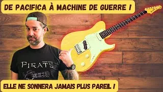 Miniature : UPGRADE Yamaha PACIFICA : humbucker, push/pull, sillet os… transformation radicale !
