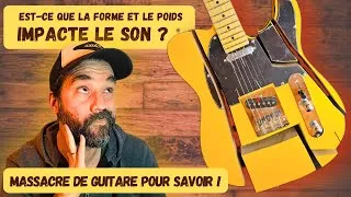 Miniature : MASSACRE de guitare ! ENFIN SAVOIR la vérité sur le bois du corps d'une GUITARE.
