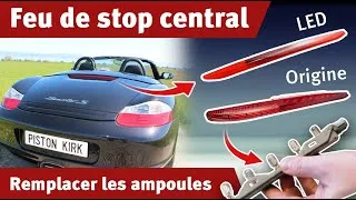 Miniature : 🛠 Démonter le feu de stop central pour remplacer les ampoules – Tuto Boxster 986