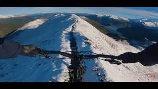 Miniature : Ride hivernal sur les crêtes de la Roche Parstire