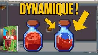 Miniature : Fini les potions FIXES ! Anime du LIQUIDE en Pixel Art (Tuto Aseprite) 🧪