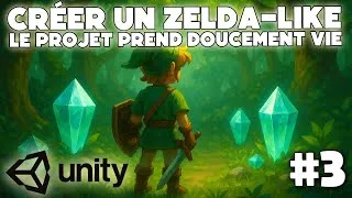 Miniature : Développer un jeu Zelda-like sur Unity : nouvelle scène, PNJ et mémoire d'objet (Devlog #3)